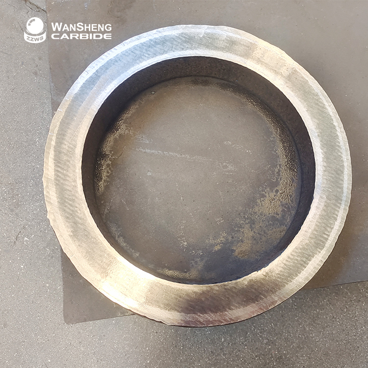 混凝土泵车用新材料硬质合金切割环